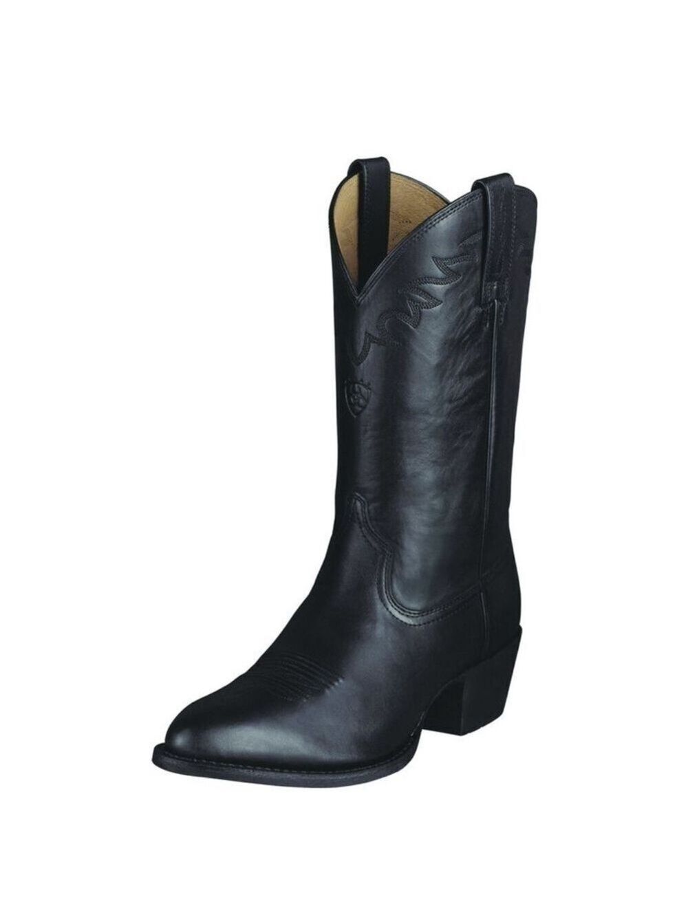 Men’s Ariat Heritage Sedona Western Black Leather Work Cowboy Boots